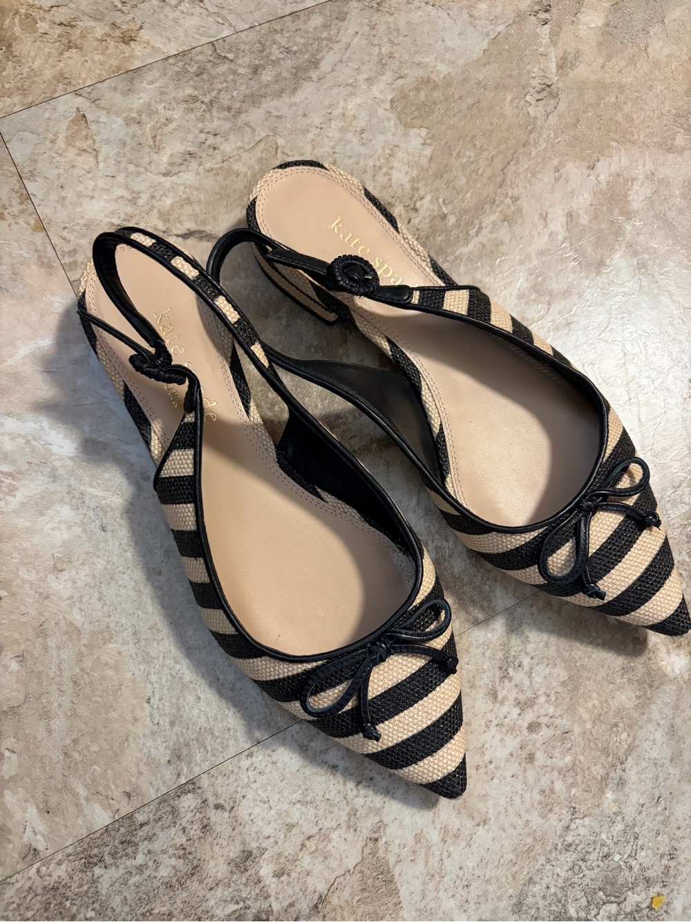 Kate Spade New York Veronica Raffia pointed slingback